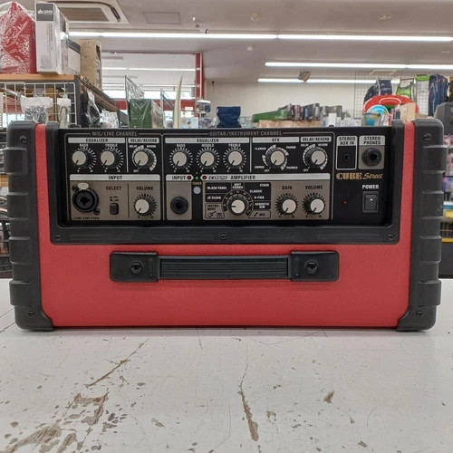Roland Cube Street Red Stereo Combo Amplifier Tested working Good Condition - Picture 3 of 4
