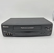 Memorex VCR MVR 4040A Four Head VHS Player Recorder No Remote Black Tested