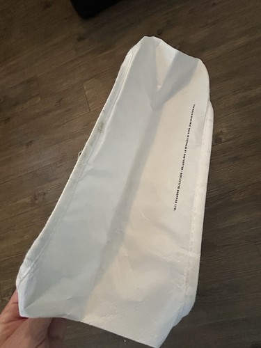 White Lululemon Reusable Goals Tote Black Text 14 x 16 Bag Shopping Motivation - Bild 8 von 14