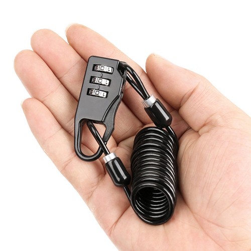 Zinc Alloy Helmet Lock with 1 Meter Cable for Convenient and Secure Transport - Picture 6 of 6