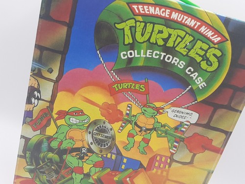 Vintage Teenage Mutant Ninja Turtles TMNT Collectors Case 1990 + Insert Trays X2 - Picture 8 of 21