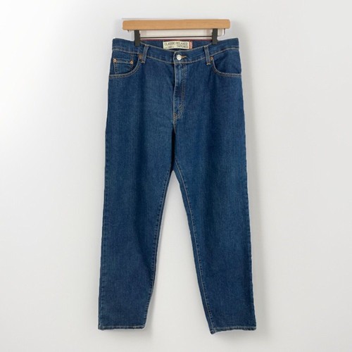 Vintage Y2K Levi’s 550 Jeans Damen 14M Blau Denim Relaxed Tapered 90er Vintage