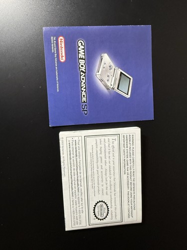 Nintendo GameBoy Advance GBA SP Red Handheld Game System Complete Excellent - Picture 5 of 19