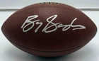 Barry Sanders Signed FS Wilson NFL Football PC COA Lions MVP NFL CFB HOF ALL-PRO