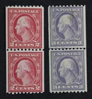 CKStamps: US Stamps Collection Scott#488 Spot Thin, 489 Mint LH OG