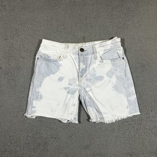 Current Elliott The Boyfriend Short Cut Off Shorts Sky tie-dye wash W-25 2062