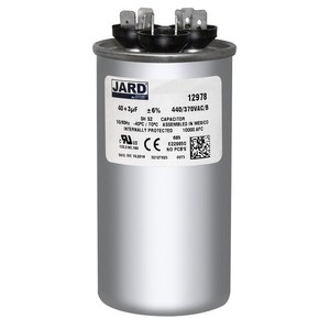 40 3 uf MFD 440 370 VAC Dual Run Capacitor # NGM 328P4003H44N37A5Z9 JARD 12978