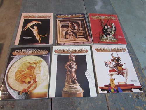 Vtg 1993-1999 Lot of 35 Magazines CHIP CHATS Woodworking Carving Cmx1 - Picture 4 of 10
