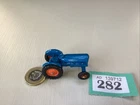 Matchbox Lesney Moko No.72 Fordson Major Tractor Blue Vintage, Playworn