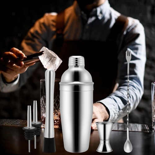 Cocktail Shaker Measuring Jigger Bartender Kits Professional Bar Shaker - Picture 3 of 4