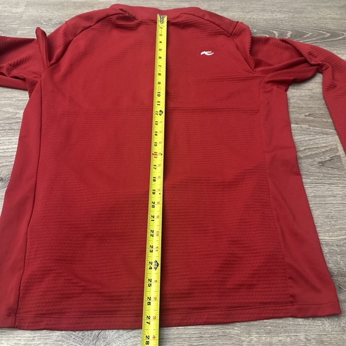 Kjus Men’s David Midlayer Half Zip Size Large 52 Red - Picture 10 of 11