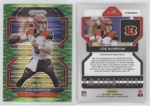 2021 Panini Prizm Neon Green Pulsar Prizm Joe Burrow #273