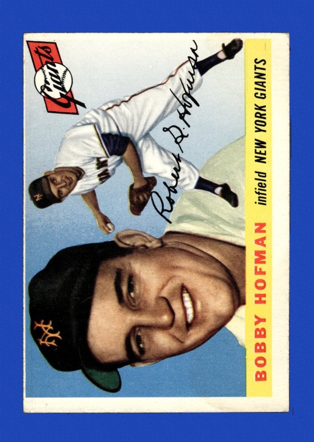 1955 Topps Set-Break # 17 Bobby Hofman VG-VGEX *GMCARDS*