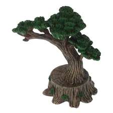 Mini Bonsai Figurines Artificial Resin Tree for Desktop Decorative Use