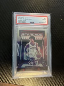 2023-24 Panini Select - Starcade Amen Thompson #2 (RC) Case Hit PSA 9