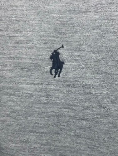 Polo Ralph Lauren Double Knit Hoodie Full Zip Grey Heather Herren Größe Medium - Bild 6 von 8