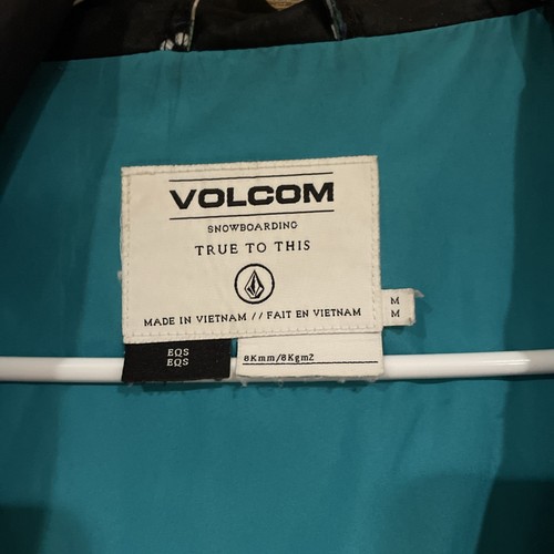 Volcom Womens Green Floral True To This Snowboarding Winter Jacket Size Medium - Picture 2 of 6