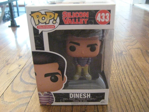 Funko Pop-Television Silicon Valley Dinesh 433 Rare Vaulted!