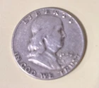 1952 S Franklin Half Dollar Circulated Silver 50c Coin Collectible