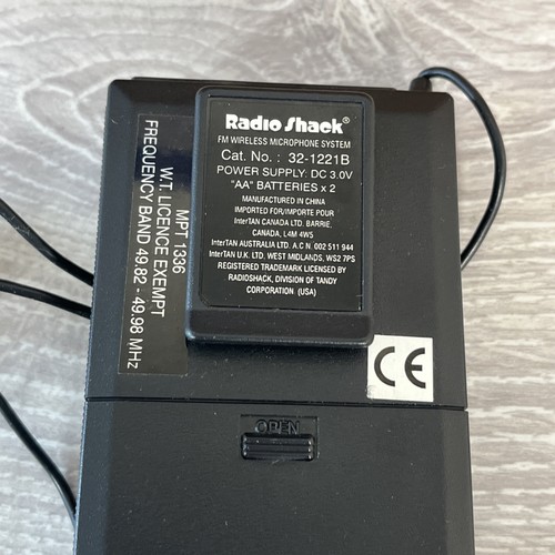Radio Shack Wireless Microphone System Tested Working - Picture 7 of 12
