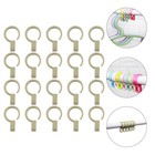 100Pcs Plastic Clothes Drying Rack Buckles Fixing Buckles Non-Slip Fixed Button