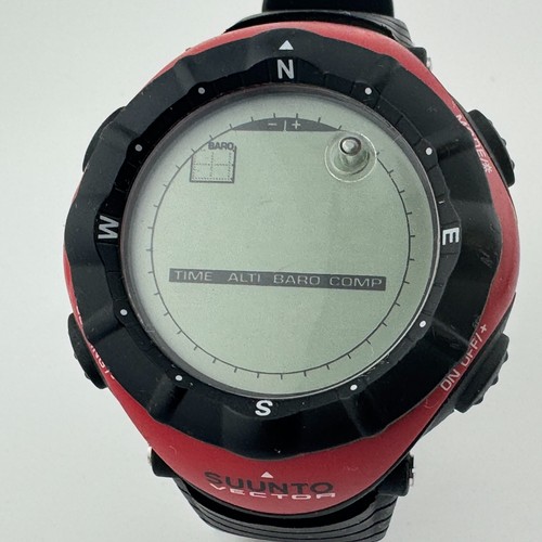 Suunto Navitec Digital Quartz Watch Men ALTI Baro Compass Alarm New Battery - Picture 2 of 6