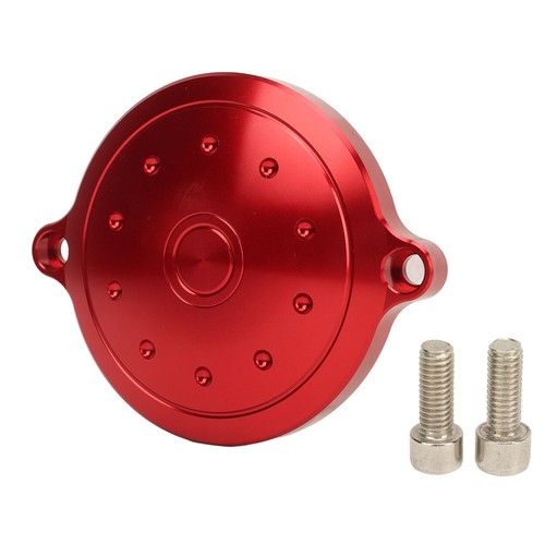 (Red)Motorcycle Cylinder Head Protector Easy To Install Heat Resistant Aluminum - Picture 8 of 22