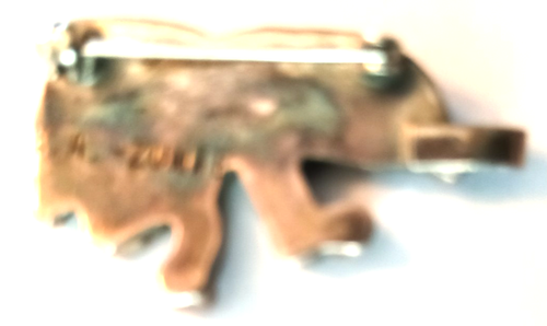 FANTÁSTICO, MULTICOLOR, PIN O COLGANTE ZUNI, FIRMADO E. A. - Imagen 4 de 13
