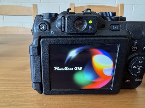 Canon Powershot G12 Digital Camera W/Charger-Manuals-SD-Strap - Tested And Works - Picture 8 of 15