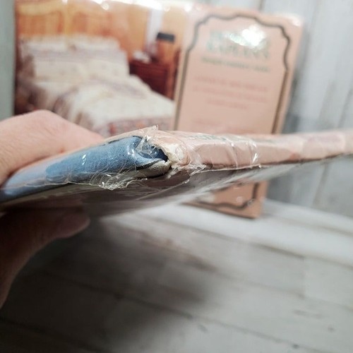 Juego de 2 sábanas planas gemelas vintage Fieldcrest Howard Kaplans tienda de campo francesa - Imagen 8 de 11