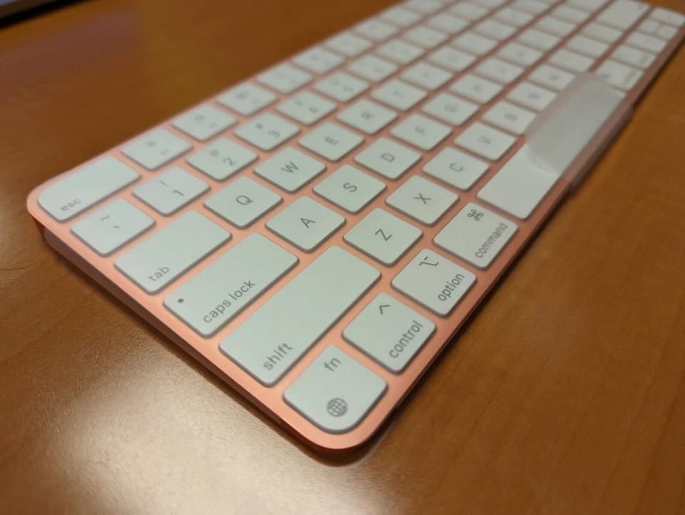 Apple Magic Keyboard Touch ID Wireless Bluetooth Silicon Genuine - Orange - Image 2 of 3