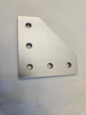 80/20 5 Hole 90 Degree Joining Plate 10 Series P/N 4151