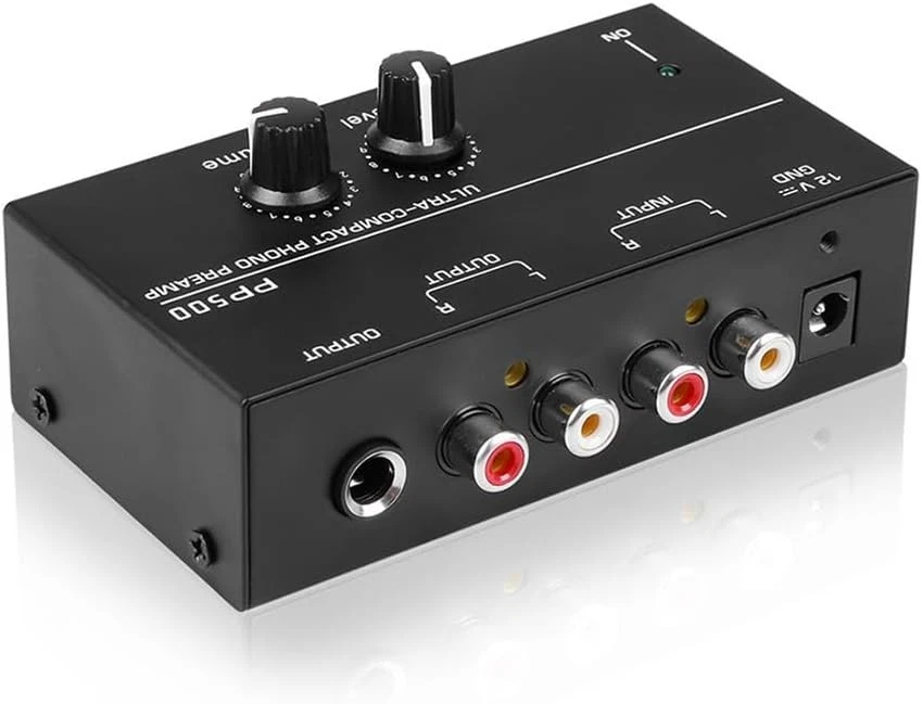 PP500 Pre Amp Preamplificatore Phono Preamplificatore con Level Volume Control - Immagine 4 di 4