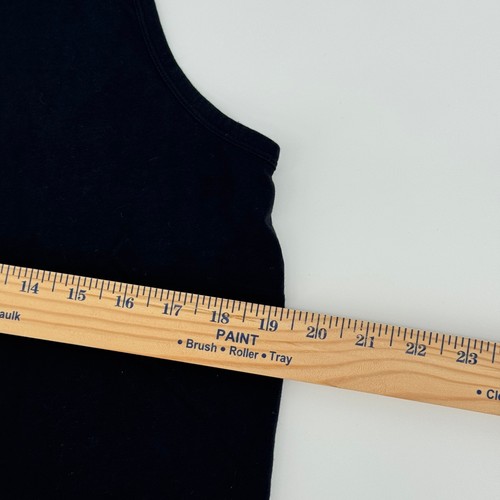 Canotta Fabletics piccola nera uomo senza maniche allenamento atletico maglia palestra casual - Foto 4 di 7