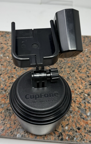 WeatherTech CupFone Phone Holder with Purell Hand Sanitizer Holder, Manual (USA) - Picture 9 of 12