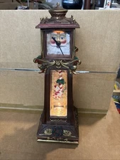 1996 Christmas Magic Grandfather Clock Music Lights Trendmasters #BB