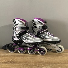 Roller Derby Skates Womens Size 8 AERIO Q80 Inline Skates Purple New Damaged Box