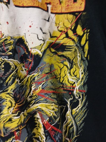 Rare VTG Metal Band Shirt After the Burial Size Large Black Y2K Core - Picture 6 of 12