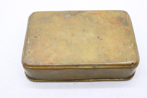 F x2 ANtique WWI, 1914, Princess Mary Christmas Tins, Slightly Worn, No Contents - Picture 9 of 11