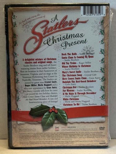 Statler Brothers A Statler Christmas Present (DVD 1985 Time Life) New/Sealed - Imagen 2 de 3