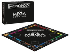 WINNING MOVES Monopoly - Black Mega Edition Gesellschaftsspiel Mehrfarbig
