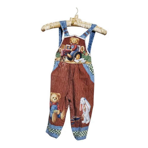 Mono de peluche Daisy Kingdom tractor mameluco sin etiqueta de tamaño longitud ajustable  - Imagen 1 de 12