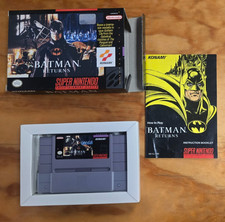 Batman Returns (Super Nintendo SNES) Complete, CIB EXCELLENT CONDITION