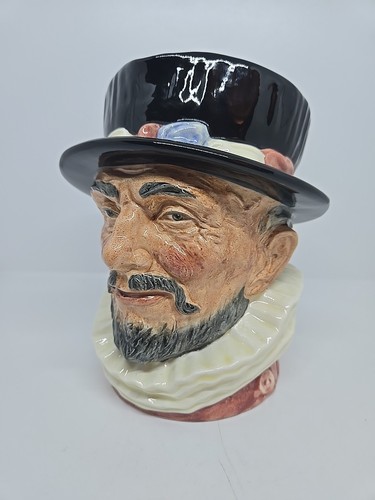 Vintage Royal Doulton Toby Mug Royal "Beefeater" Character Jug # D6206 1946 - Picture 5 of 10