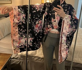 Japanese Kimono Haori Jacket polyester/costume. 