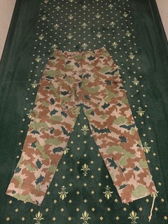 DDR NVA Feldjacke Tarnhose Flecktarn Flächentarn gebraucht gestempelt 2