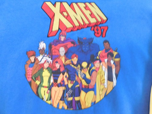Marvel X-Men 97 Gruppenportrait Colorblock Hoodie Boxlunch XMEN Größe Large - Bild 3 von 9