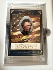 2025 A Word From POTUS - Franklin Pierce Handwritten Relic: AWF-FP14