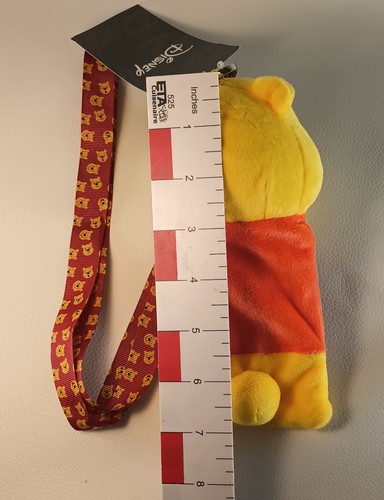 Winnie the Pooh Plush Lanyard Disney ID Or Pass Holder Disney NWT - Picture 2 of 4