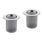 2 Pack Abfluss Filter Spülbeckensiebfilter Sink -Netzsieb Maschenspülensieb